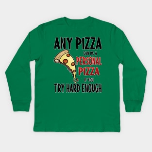 Pizza Ambitions Kids Long Sleeve T-Shirt